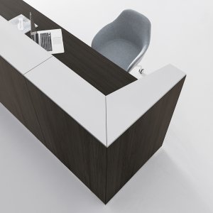 Module avec plan de conversation à 74 cm de la banque Qubo