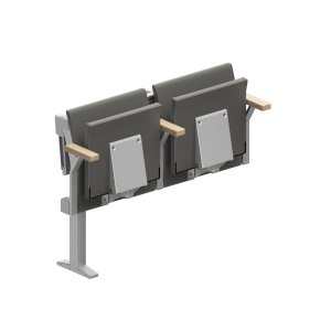 Dernière rangée E5000 avec la seule assise rabattable