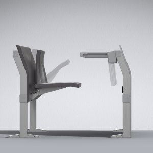 Assise et dossier rembourrés du système E5000