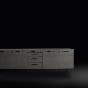 Table haute Eleva avec alimentation au pied pour réunions debout