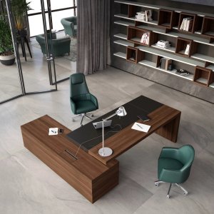 Panneau de fond en essence qui relie le pied de Ducale au meuble de service