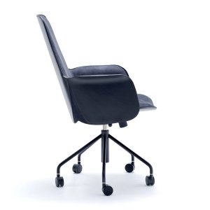Cuir pleine fleur Fasem sur le fauteuil Electa