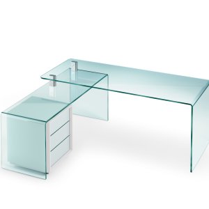 Bureau de direction en verre Rialto dans un bureau