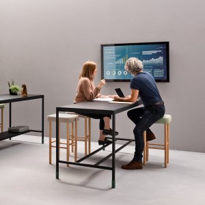 Barre de crédence sur une kitchenette Fluido de Martex