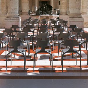 Chaises Punk empilables de Green