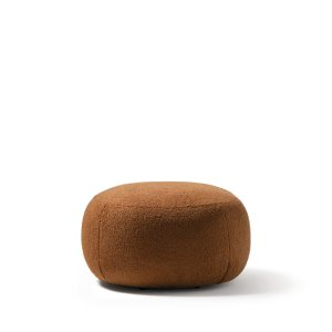 Table en béton naturel de la collection Hill, 60 × 60 cm, plateau à 37 cm