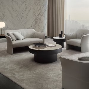 Fauteuil lounge Sella de 87 cm de large