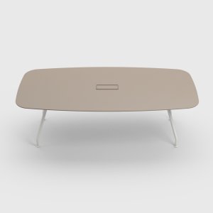 Plateau en noyer noir américain sur une table UniTable d'ICF