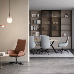 Kriteria sur piétement nylon noir