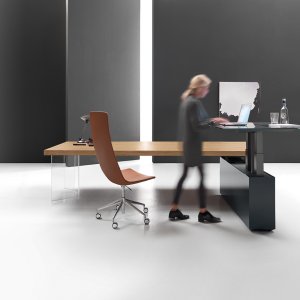 Bureau Kyo en placage chêne classique