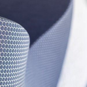 Couture renforcée sur le revêtement du fauteuil Nautile de LaCividina