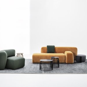 Accoudoir modulaire du système Suiseki de LaCividina