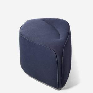 Pouf Trapezium Waves en tissu