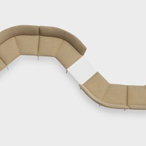 Assise en S du canapé modulaire ADD