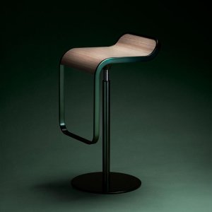 Vérin à gaz chromé du tabouret LEM