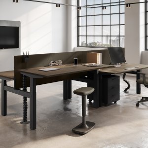 Goulotte à clips inspectable sous un plateau UP