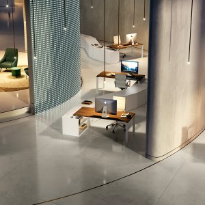 Meuble Swing Loft avec niche CPU