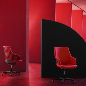 Salle de réunion avec sièges Italia et Meraviglia