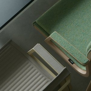 Accoudoirs en aluminium du fauteuil Nulite