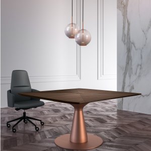Table ronde Metar de 160 cm pour reunions breves