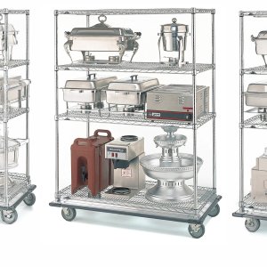 Montant SiteSelect et bague fendue d'une étagère Super Erecta Metro