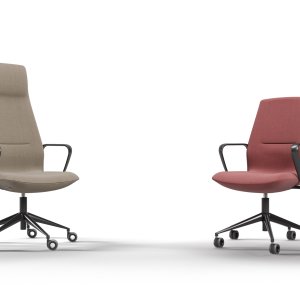Dossier haute flexibilité du fauteuil Synua en appui sur le dos
