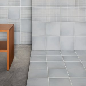Détail de la trame serrée Aurore Charcoal Grid S