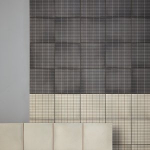 Composition ton sur ton Aurore Light Blue uni et Grid L