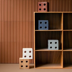 Émail brillant Rose de la collection Rombini de Mutina