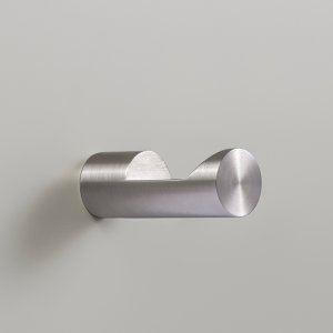 Porte-rouleau Opus en acier inoxydable satiné