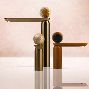 Vasque en verre de la collection Perle de Gessi