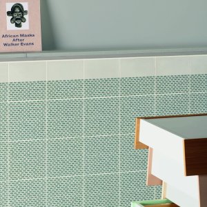 Motif Cobble Brown de la collection Tape en grès émaillé