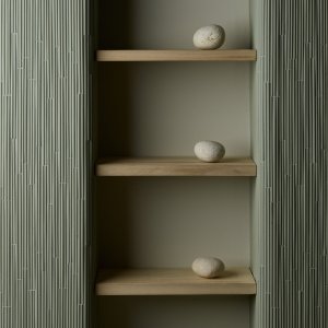 Mur en Phenomenon Rain B Verde