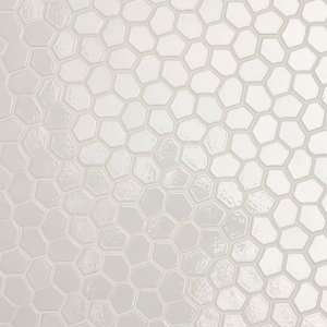 Filet de mosaïque Botanica en cours de pose