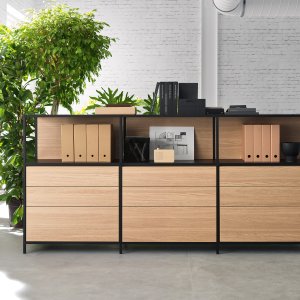Bureau managérial Pigreco à plateau unique carré