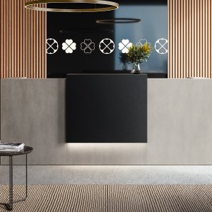 Composition bicolore mélaminé et laqué mat sur la Z2 de Quadrifoglio