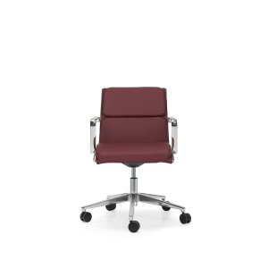 Accoudoirs fixes en aluminium peint noir sur le fauteuil Quinti The Season