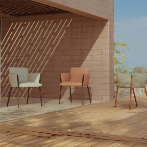 Brezza de S•CAB sur une terrasse d'hôtel