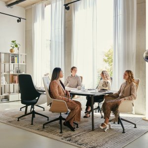 Fauteuil de réunion se:mission de Sedus à dossier moyen