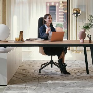 Bureau de direction moderne se:vision de Sedus dans un bureau de dirigeant