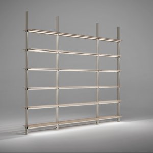 Plateau en verre extra-clair sur table ovale Cosmos