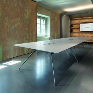 Structure Cosmos laquee Bronze avec tablettes Terre cuite