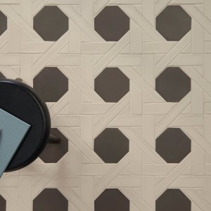 Salle de reunion avec sol Weaving de Mutina
