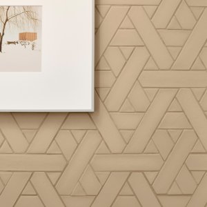 Les cinq teintes naturelles mates de la collection Weaving