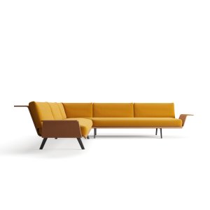Zinta Lounge avec rembourrage sur assise et dossier