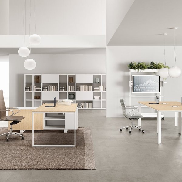 Open space avec postes de travail design DVO Office