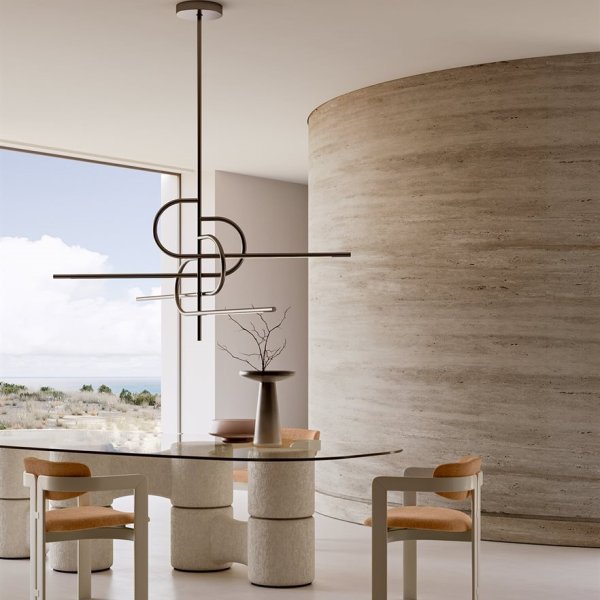 Table de réunion en verre trempé Gallotti&Radice dans un bureau de direction