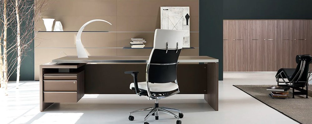 Bureau avec caisson