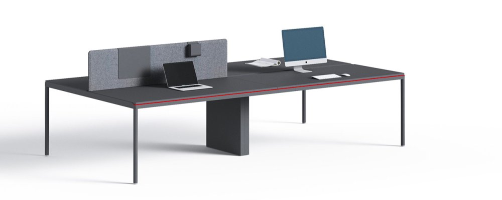 Bureau avec caisson