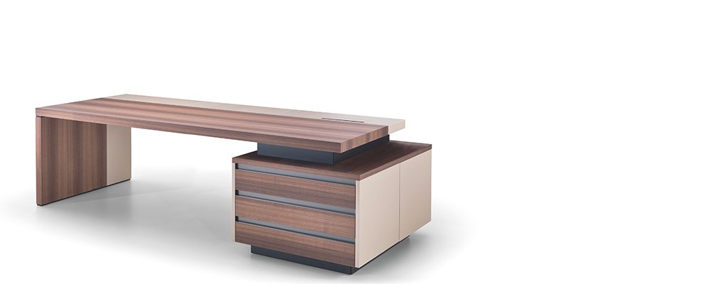 Bureau avec caisson